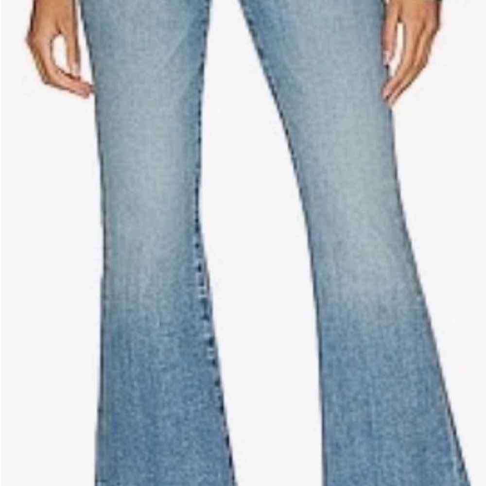 MOTHER Light Blue Boot Cut Jeans